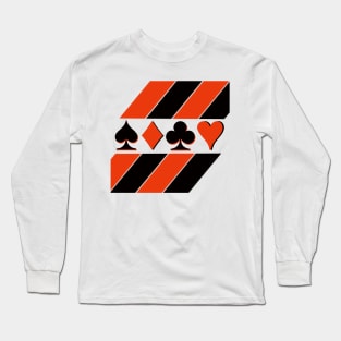 CARD SUITS Long Sleeve T-Shirt